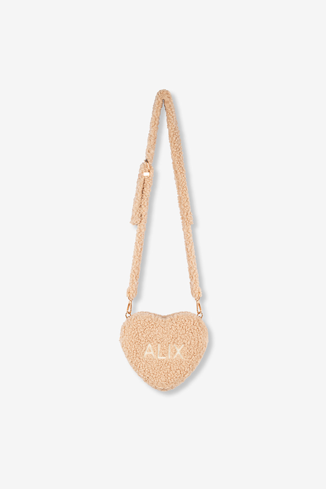 Alix the Label hartvormig teddy tasje