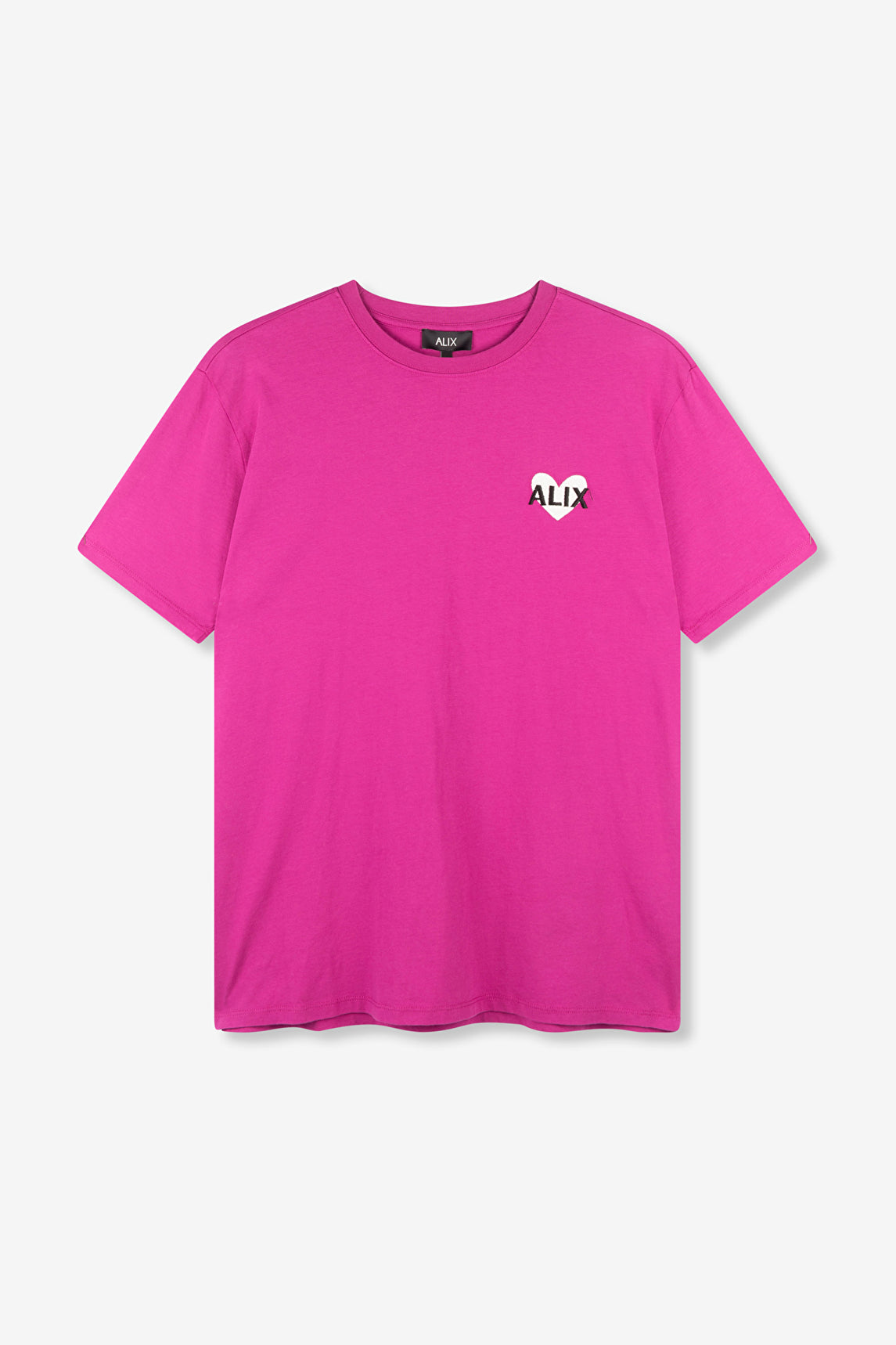 Alix the Label hart t-shirt roze